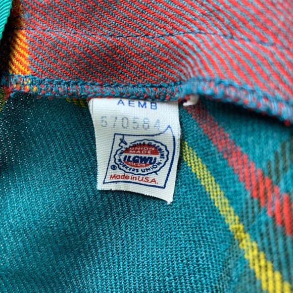 **SOLD**Vintage Ralph Lauren Skirt Womens 12 Wool Plaid Fringe Long Wrap Red - Picture 13 of 16